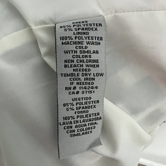 Eliza J Shift Dress Geometric Multicolor Abstract Print Long Sleeve US 4 Small - Picture 7 of 7